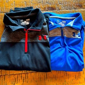 Youth Large Long Sleeve Quarter Zip Pull over